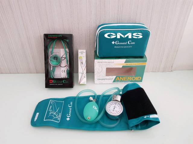 Paket Tensi Aneroid + Stethoscope + Thermometer