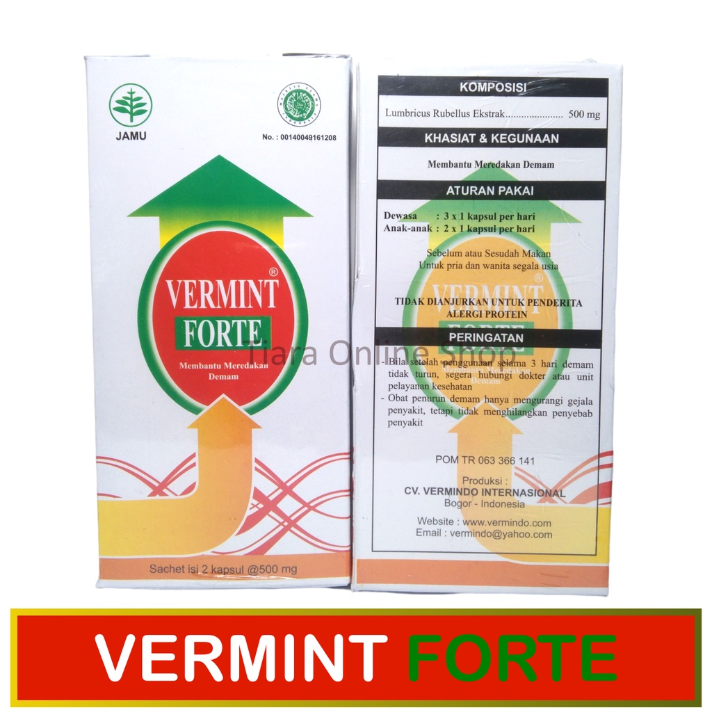 Vermint Forte Penurun Demam kapsul