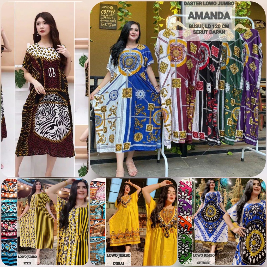 DS013 Daster Wanita Viral Dewasa Lowo Serut Jumbo Motif Daster Kalong Jumbo Daster Terbaru Ld120 Das