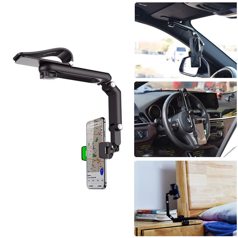 Stand Holder Handphone / GPS Universal 1080 Derajat Untuk Dashboard Mobil