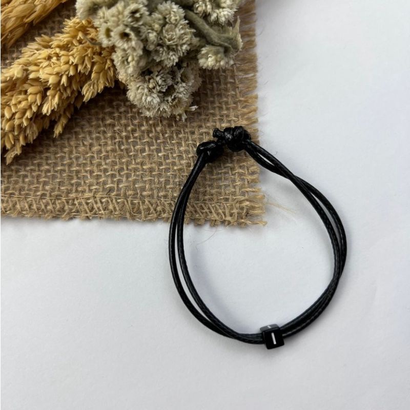 GELANG TALI KULIT HURUF I