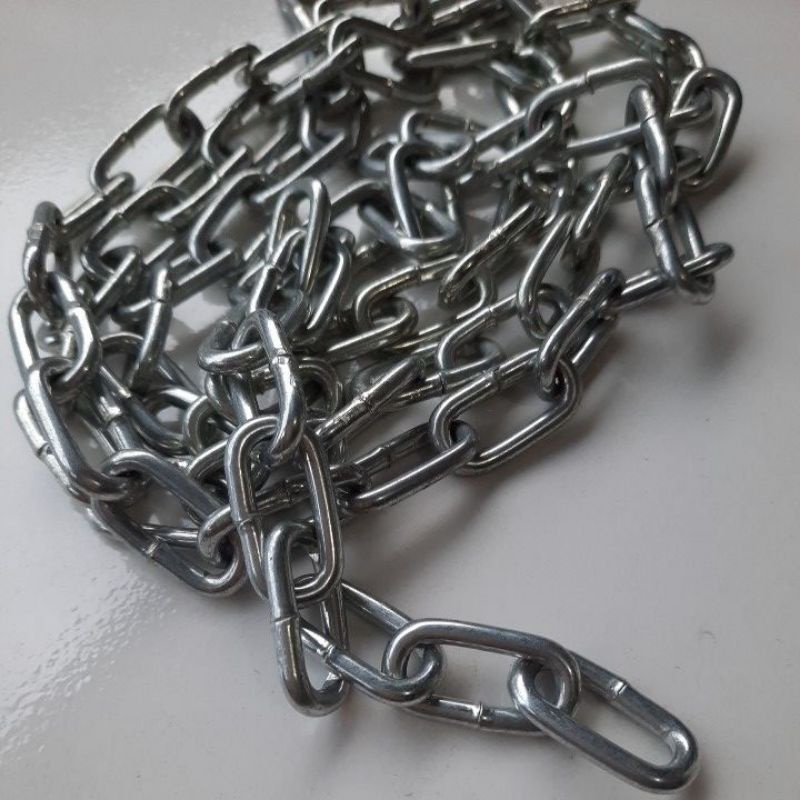 Permeter Rantai kecil 1/8" rantai anjing rantai monyet rantai pagar kunci gembok kunci pintu gembok