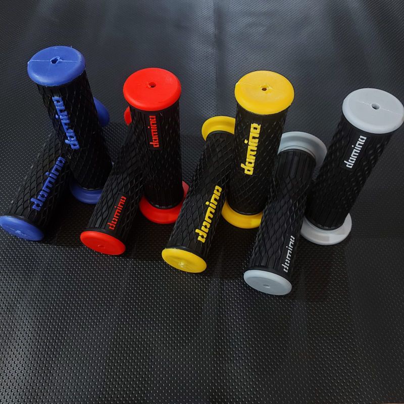 Handgrip Domino Polos super soft, kualitas ori cocok untuk semua motor isi sepasang