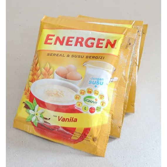 Energen vanilla vanila sereal susu 10 x 29 gr