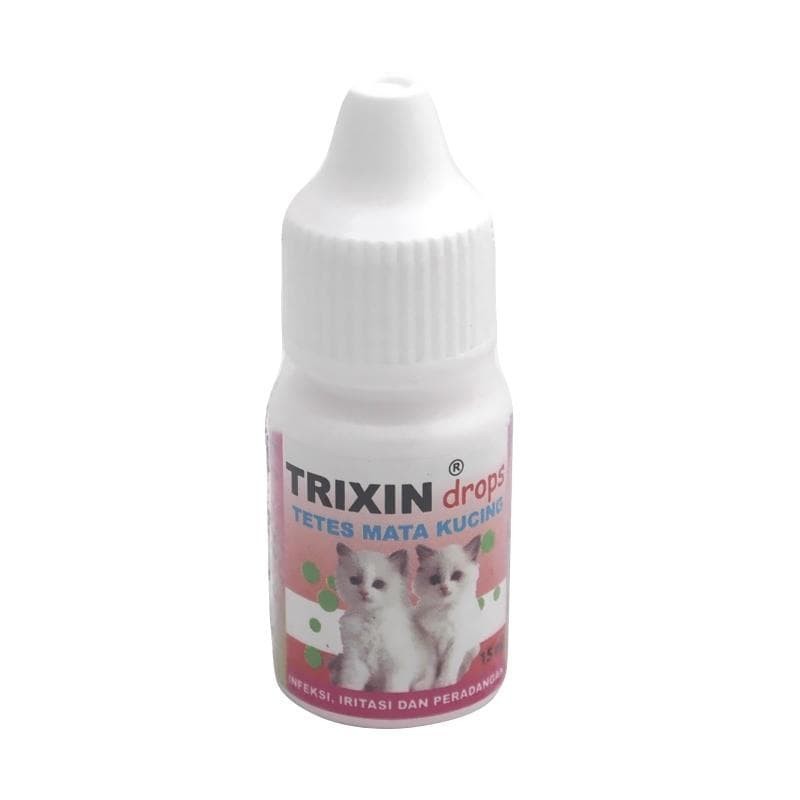 TRIXIN CAT DROP OBAT TETES MATA KUCING INFESKSI IRITASI MATA 10ML