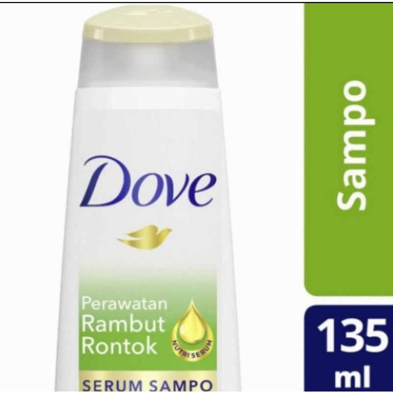 shampoo dove serum sampo perawatan rambut rontok 135ml