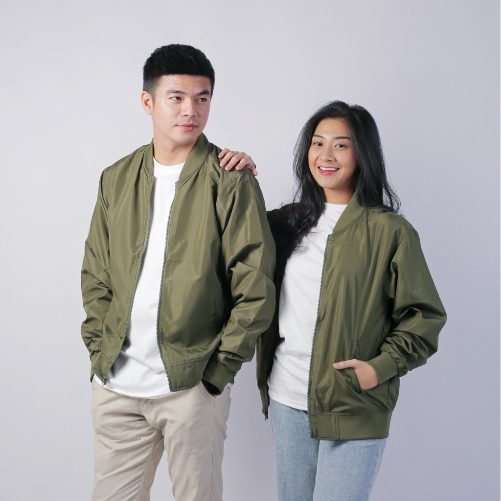 Jaket Polos Bomber Jacket New States Apparel 9830 Tahan Air Bahan Premium Dan Berkualitas