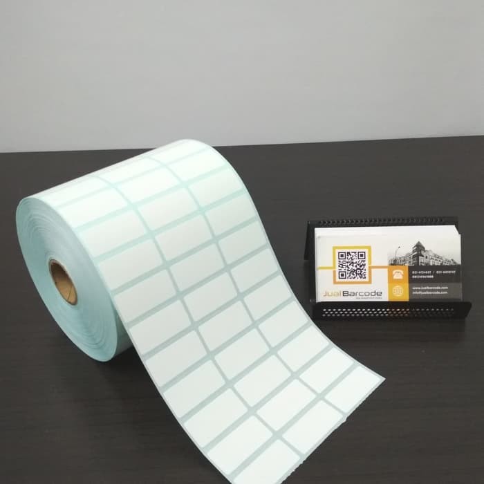 

restock LABEL BARCODE 33 x 15 - 33x15 mm - 33x15mm ( 3 LINE ) KERTAS STICKER SEMICOATED