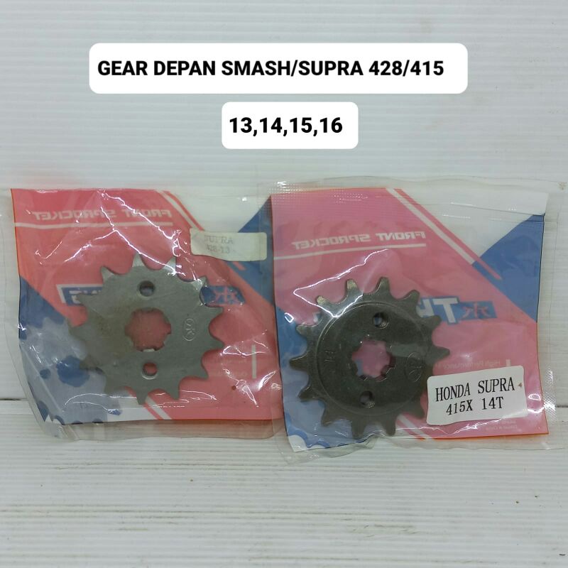 Gear Depan Supra/Smash 428/415 TK Racing