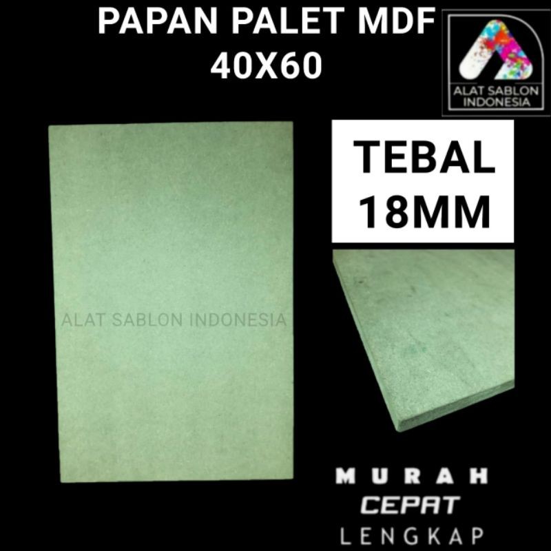 PAPAN MEJA PALET MDF SABLON
