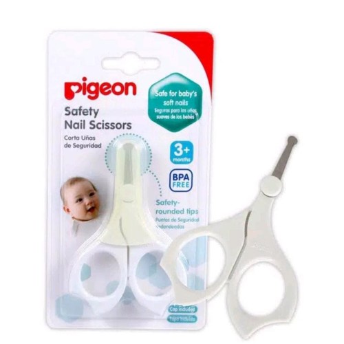 Pigeon Safety Nail Scissors  Newborn / Gunting Kuku Bayi