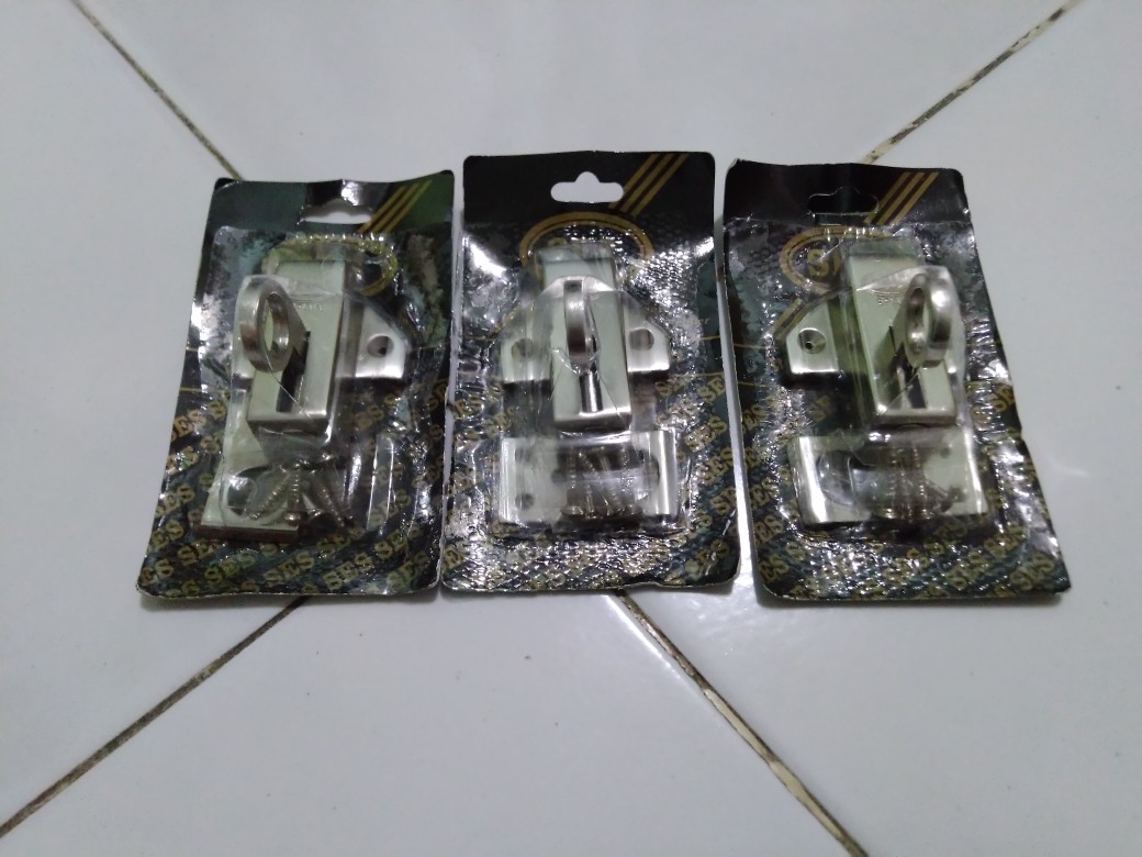 Spring Knife Kotak Ses Putih / Knip / Selot Jendela / Slot / Grendel Kodok
