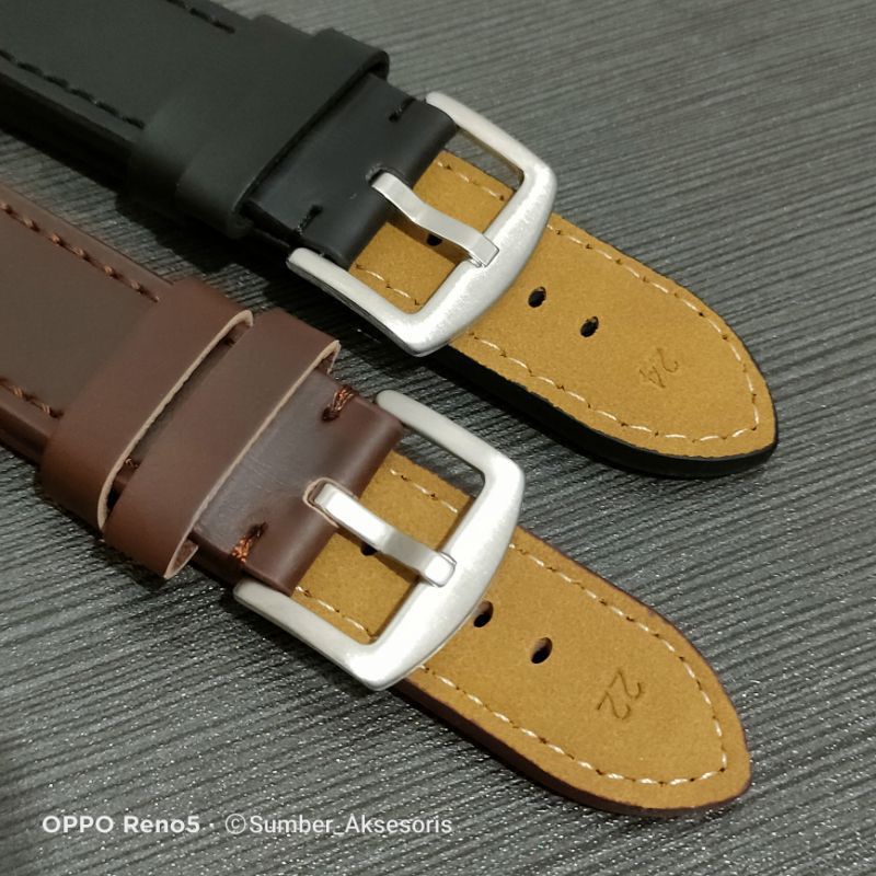 Watch Strap Tali Jam Tangan Kulit Untuk semua merek jam tangan Tali Zamora 20,22,24,26 mm hitam coklat