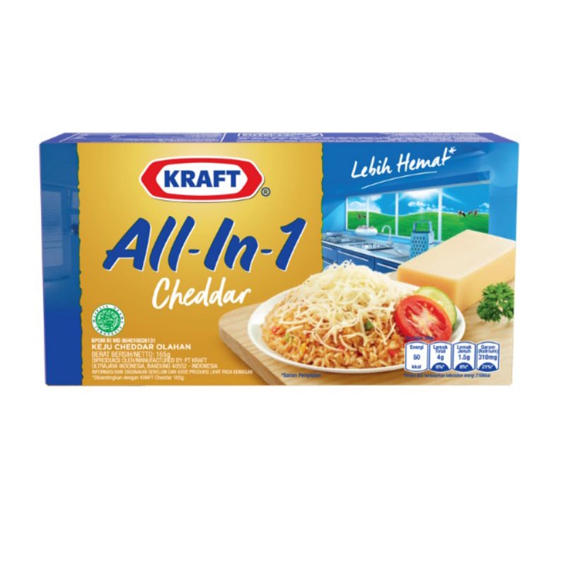 

KRAFT All In 1 Cheddar 165g