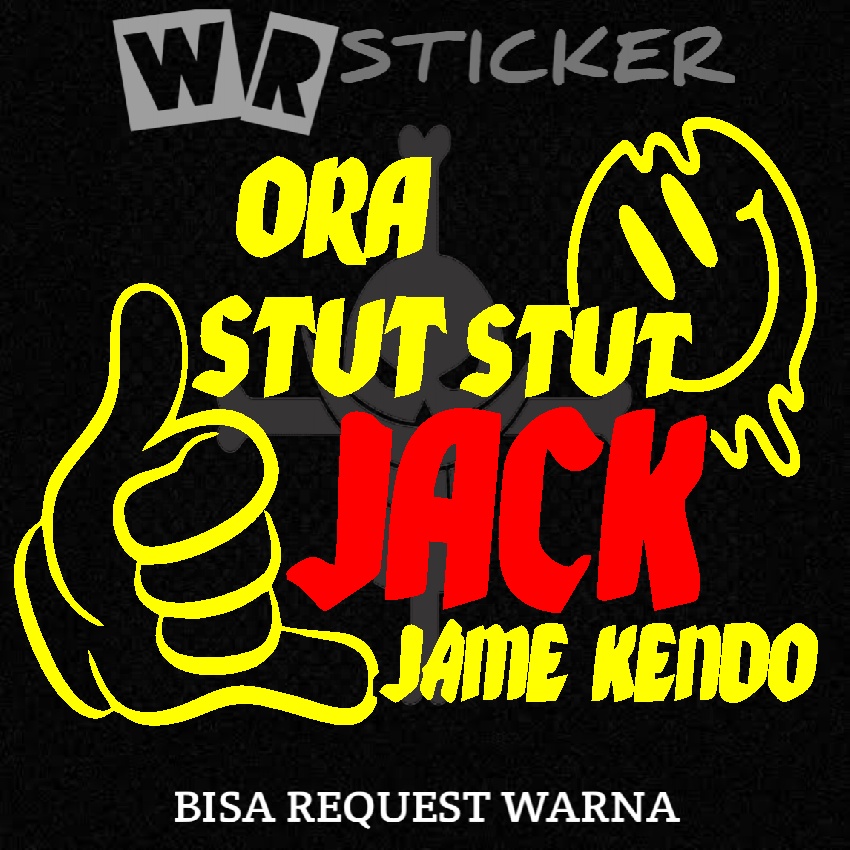 STICKER KATA KATA OLENG MOBIL,TRUK,L300 CUTTING STICKER