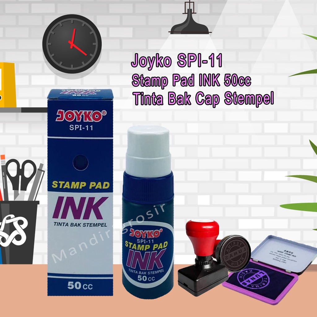 Joyko * Stamp Pad INK * Tinta Bak Stempel * SPI-11 50cc