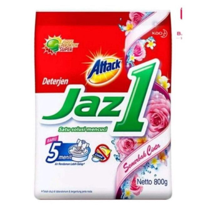 ATTACK JAZ1 800 GRAM DETERJEN BUBUK SABUN CUCI PAKAIAN JAZ 1 800 GR