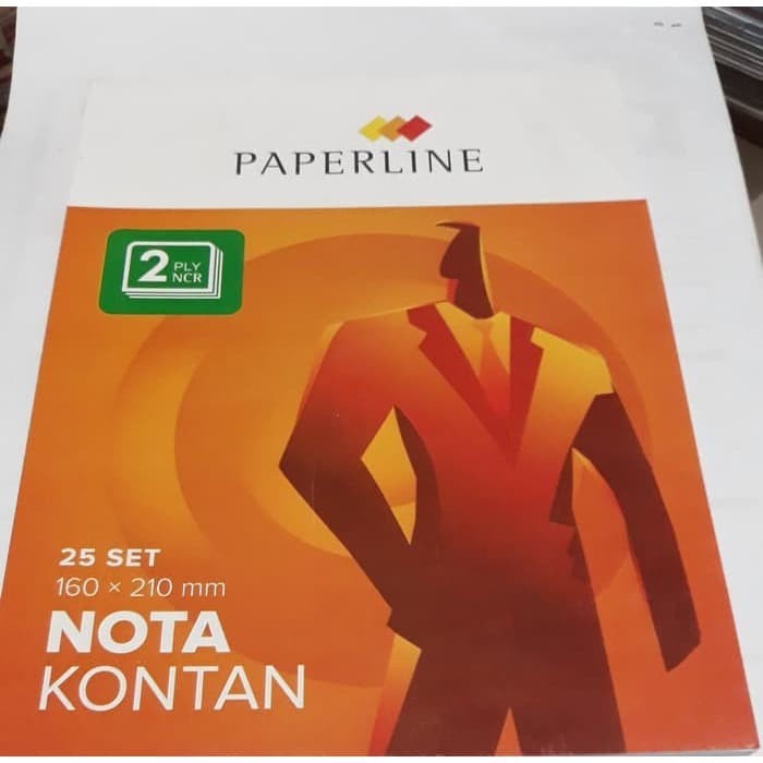 

(BISA COD) Buku Bon Nota Kontan 2 ply / Rangkap 2 Besar Paperline PPL (10 buku)