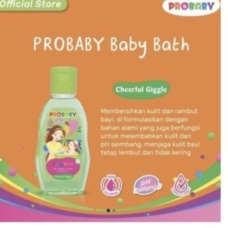 Probababy Body &amp; hair Baby Bath isi 100ml -Cheerful Giggle