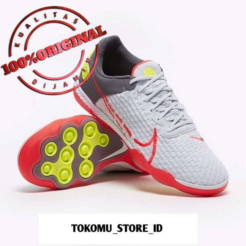 Sepatu Murah Original Nike React Gato White Bright Crimson Cool Grey IC