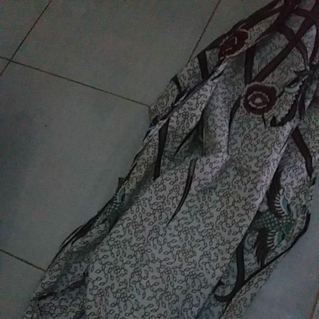 Batik Pria Wanita Lengan Panjang Batik Azmil Hrb026 Motif Keratonan Kode 002 Size M L Xl Xxl Reguler