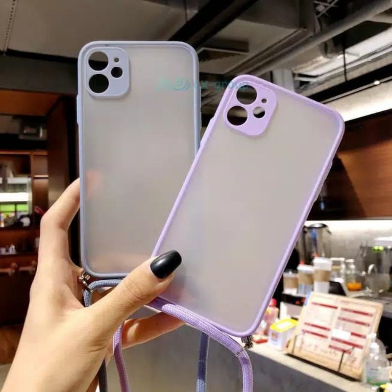 0600 VVV CASE sling case aero Samsung A6+ J8 A72018 A750 A31 A71 A01core tali selempang hp lanyard a