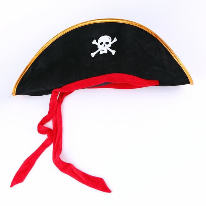 Pirate hat CAPTAIN HOOK hat topi bajak laut halloween props