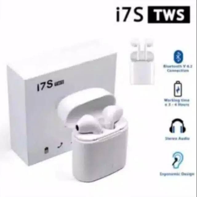 Headset i7s tws bluetooth