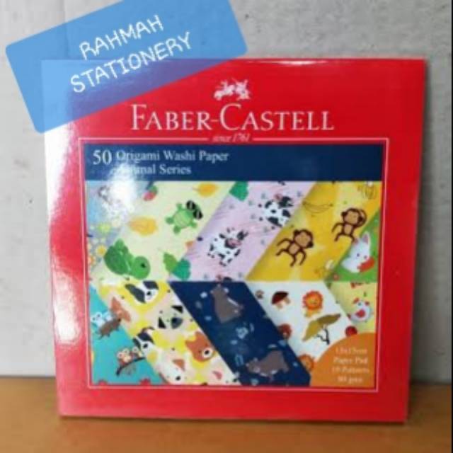 

Faber-Castell Origami animal series 15x15cm