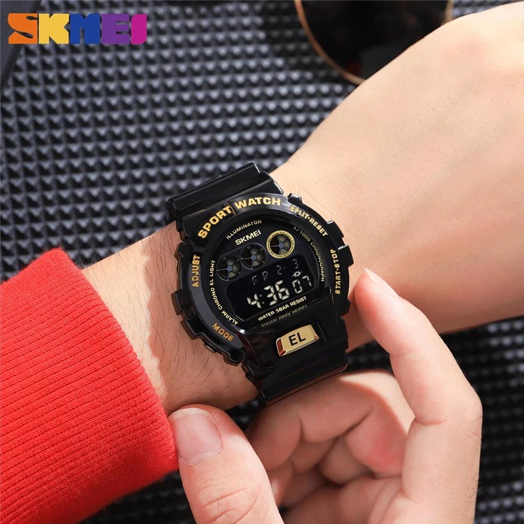 NEW ? • SKMEINDONESIA ™ • SKMEI 1813 ORIGINAL Jam Tangan Pria Bisa Wanita Digital Sport Chronograph