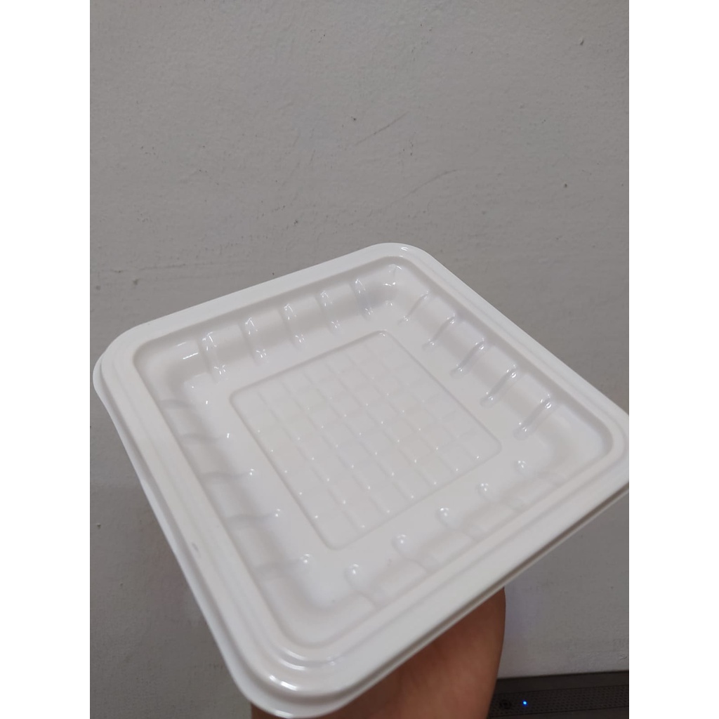 Mika Tray 02 putih / Mika buah & sayur