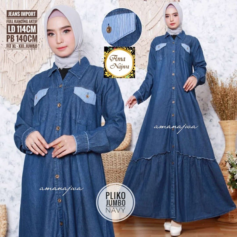 PLIKO GAMIS JUMBO / MAXY JUMBO / MAXY SUPERJUMBO / DRESS JUMBO / MAXY DENIM / JEANS JUMBO