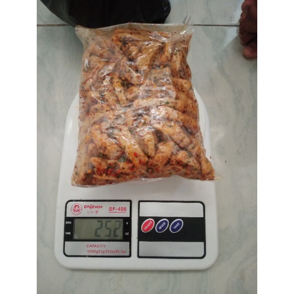 

basreng pedas daun jeruk dan original daun jeruk, 250gram