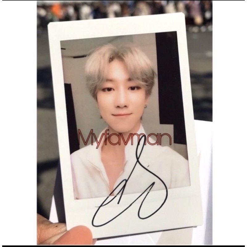 Signed polaroid the8 seventeen from ode to you makuhari japan concert