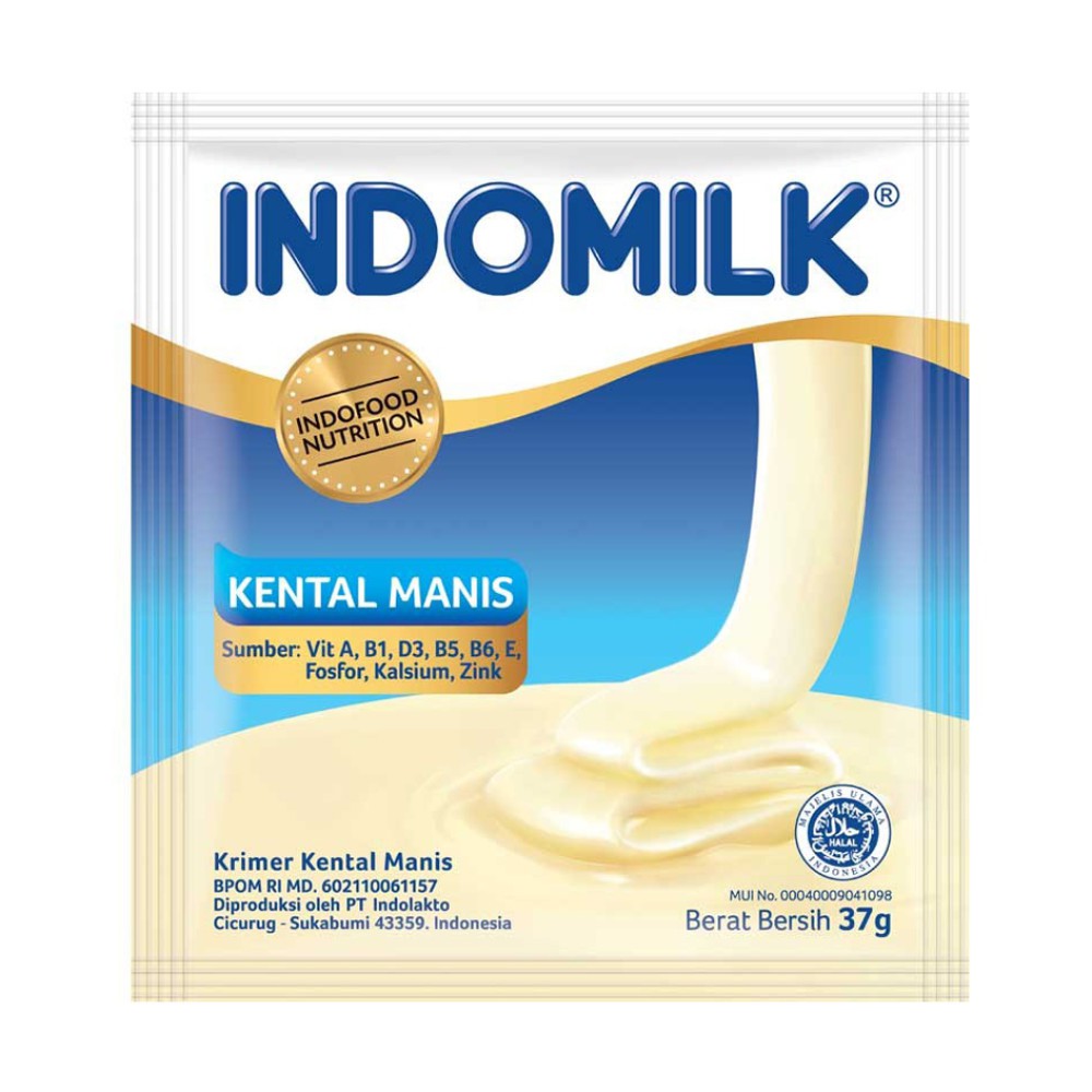 

INDOMILK SUSU KENTAL MANIS PUTIH SACHET 6 X 37 GR