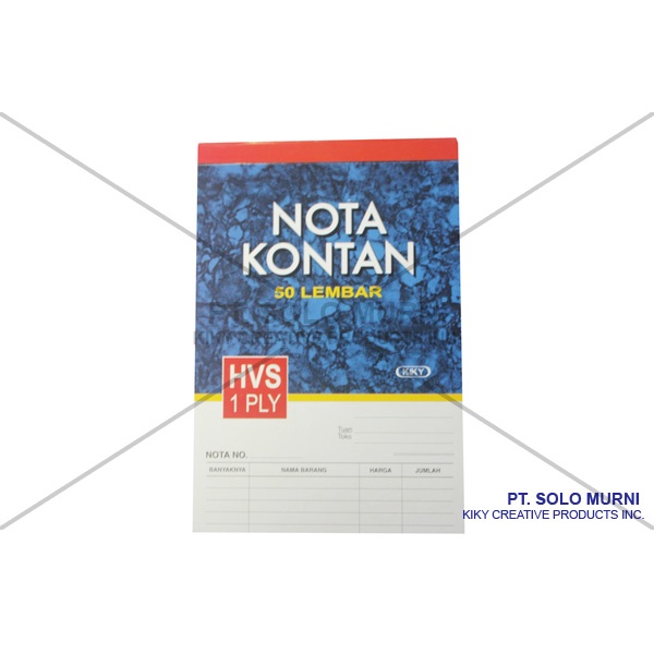 

Kiky Buku Nota kontan 1 Ply kecil 50 lembar 1 Rangkap Grosir- SHSNP