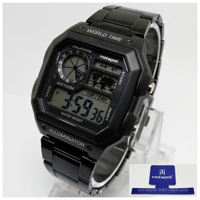 JAM TANGAN HOTSPOT DIGITAL PRIA / PUSAT GROSIR JAM TANGAN PRIA DGH225B