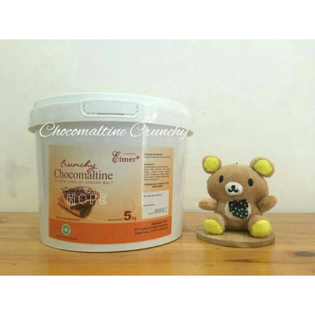 

Elmer Chocomaltine Crunchy 5Kg / Selai coklat chocomaltine