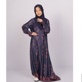 BAJU GAMIS ANAK SATIN MEWAH SARIMBIT NANJANA GIRL ELZATTA
