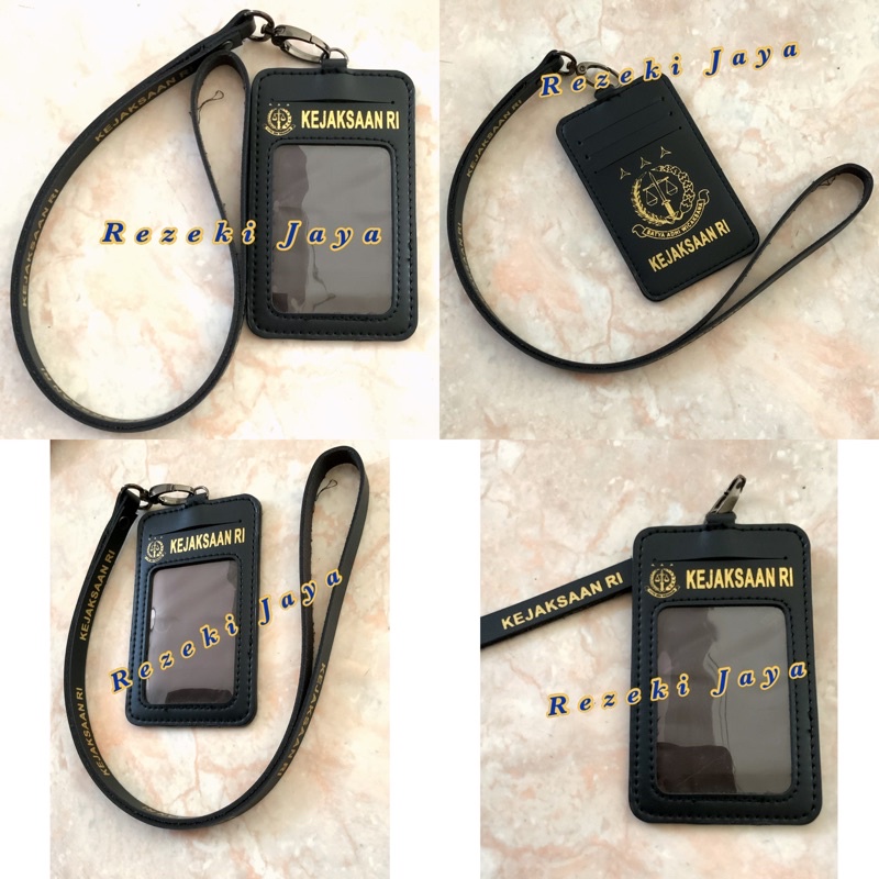 

NAME TAG ID CARD KULIT TALI HITAM LOGO KEJAKSAAN RI KUALITAS PREMIUM