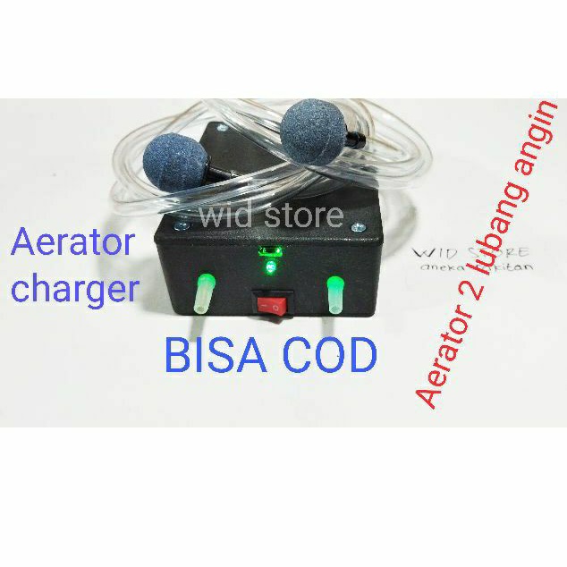 Airator charger 2 lubang 10 jam Aerator 2 lubang 10 jam