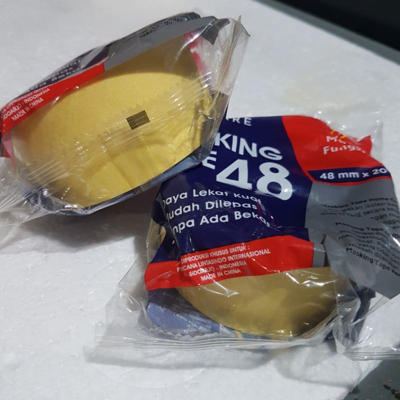 

lakban isolasi kertas masking tape 2 inch 48 homecare