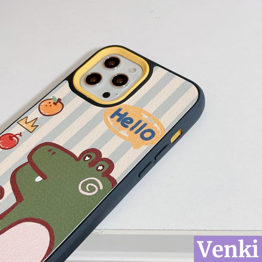 For iPhone 13 Pro Max iPhone Case Silicone Soft Case Luxury Leather Case Three-in-one Movable Acrylic Frame Protection Camera Shockproof Dinosaur Cartoon Cute Style For iPhone 13 Pro Max iPhone 12 Pro Max iPhone 11 Pro Max iPhone 7 Plus XR XS MAX 12 XS