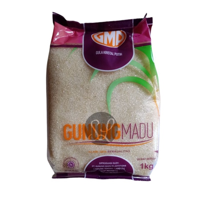 Gula Pasir Gunung Madu Kemasan 1kg / Gula Pasir GMP 1kg