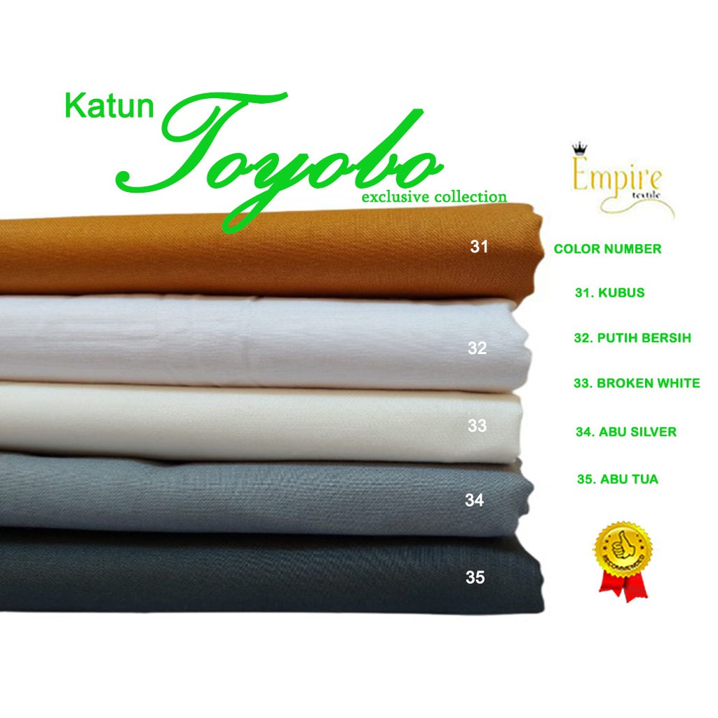 KAIN KATUN TOYOBO ROYAL MIX PER 1 METER