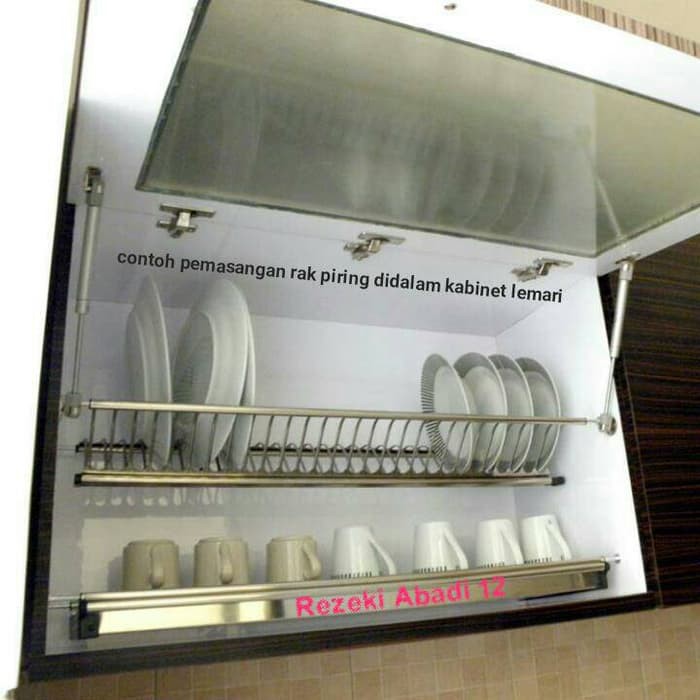 Rak Piring Gelas Stainless 60Cm