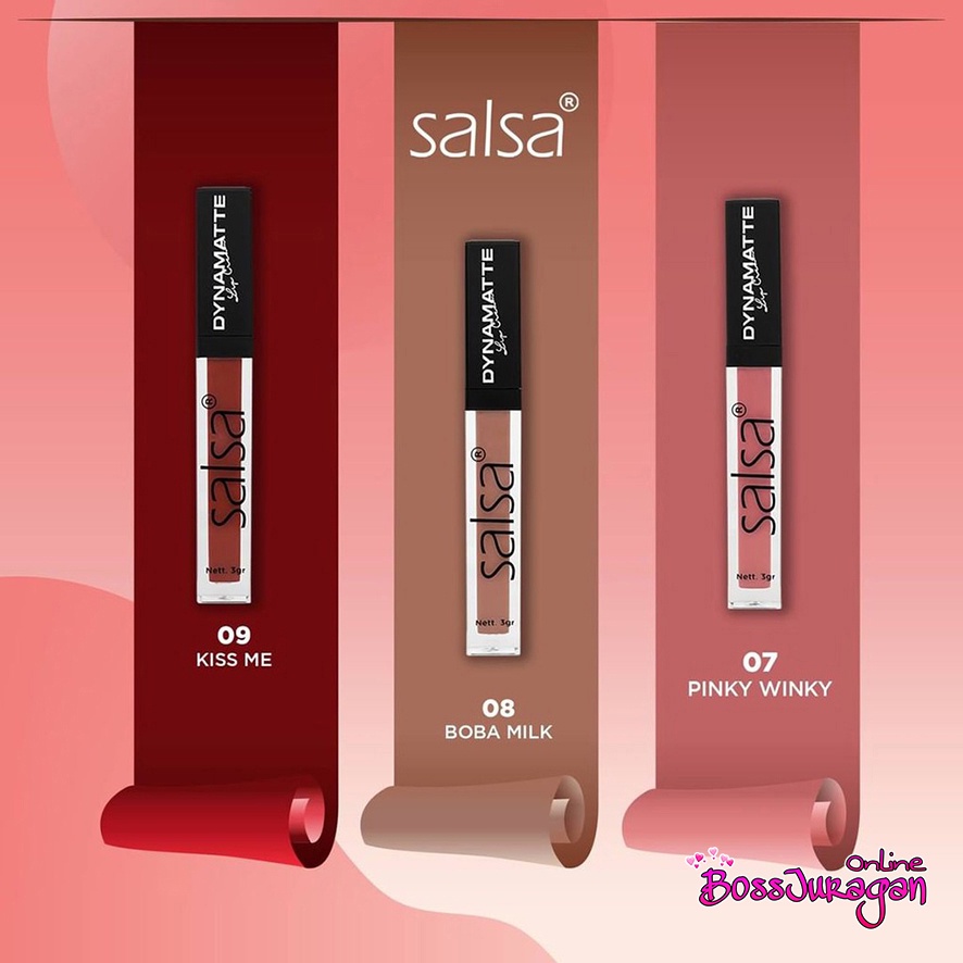 (BOSS) SALSA Dynamatte Lip Cream - Matte Lip cream | Longlasting Transfer-proof Matte Cream