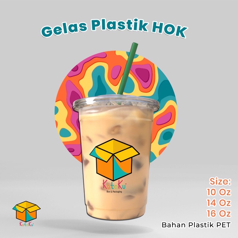 Gelas Plastik 10oz (Hok)