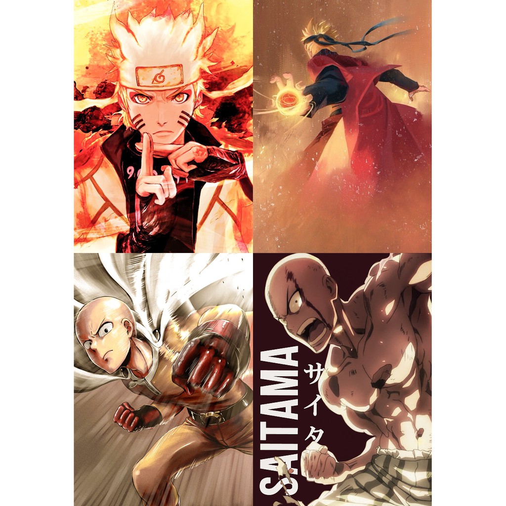 Poster Estetik Anime Hero Isi 12 Poster A5 Shopee Indonesia