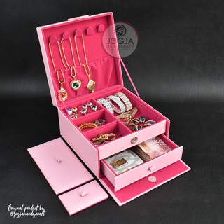 New Jewelry Box Kotak Tempat Perhiasan Emas Kalung New Jewelry Box Kotak Tempat Perhiasan Emas Kalung